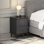 Hanah Home Imaj Mesilla de noche Antracita